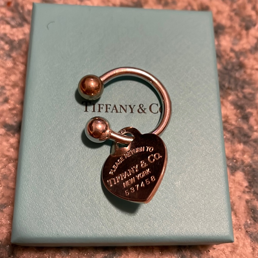 Tiffany & Co Keyring with serial number